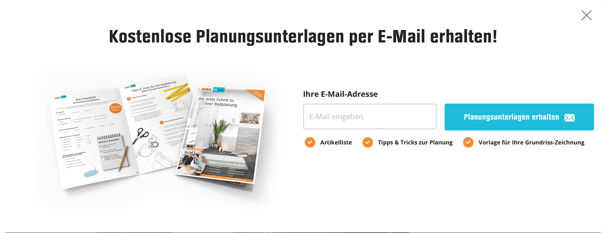 Bathroom planning documents teaser